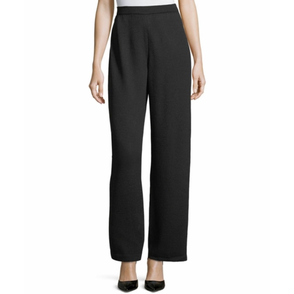 St. John Caviar Wide Leg Pant
